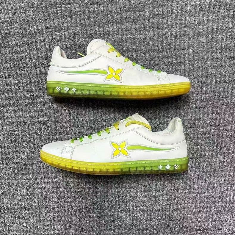 Louis Vuitton Louis Vuitton Gradient White Green Sneakers Size US 7 / EU 40 - 2 Thumbnail