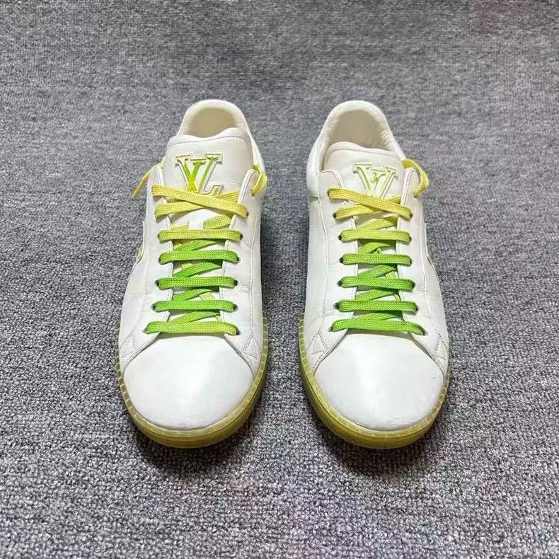 Louis Vuitton Louis Vuitton Gradient White Green Sneakers Size US 7 / EU 40 - 4 Thumbnail