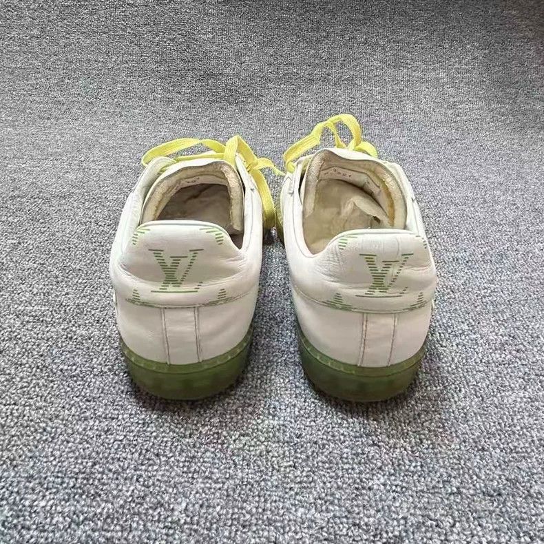 Louis Vuitton Louis Vuitton Gradient White Green Sneakers Size US 7 / EU 40 - 6 Thumbnail