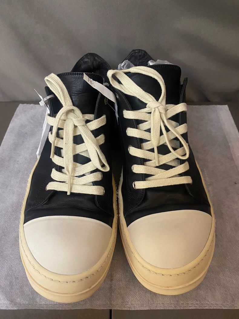 Rick Owens Rick Owens Low Top Leather Sneakers Size 43 Size US 10 / EU 43 - 2 Thumbnail