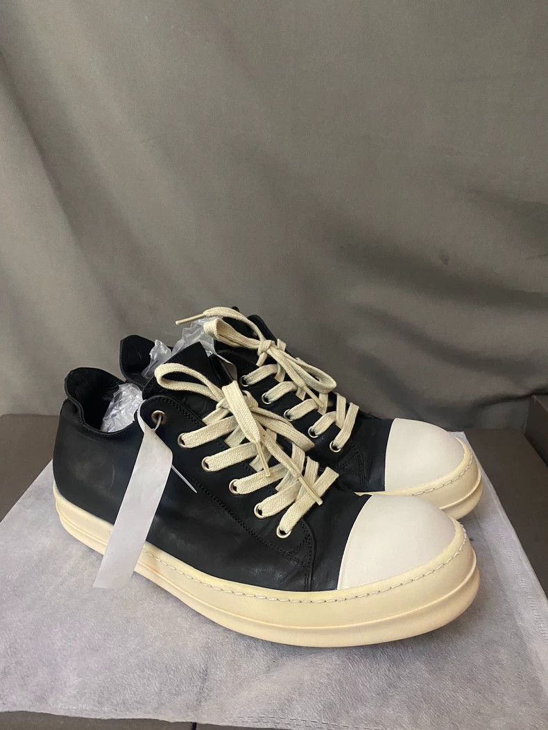 Rick Owens Rick Owens Low Top Leather Sneakers Size 43 Size US 10 / EU 43 - 3 Thumbnail