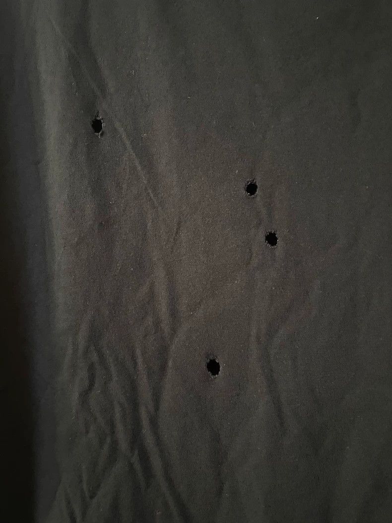 Vetements Vetements Short Sleeve T-Shirt with Bullet Holes Size US S / EU 44-46 / 1 - 4 Thumbnail