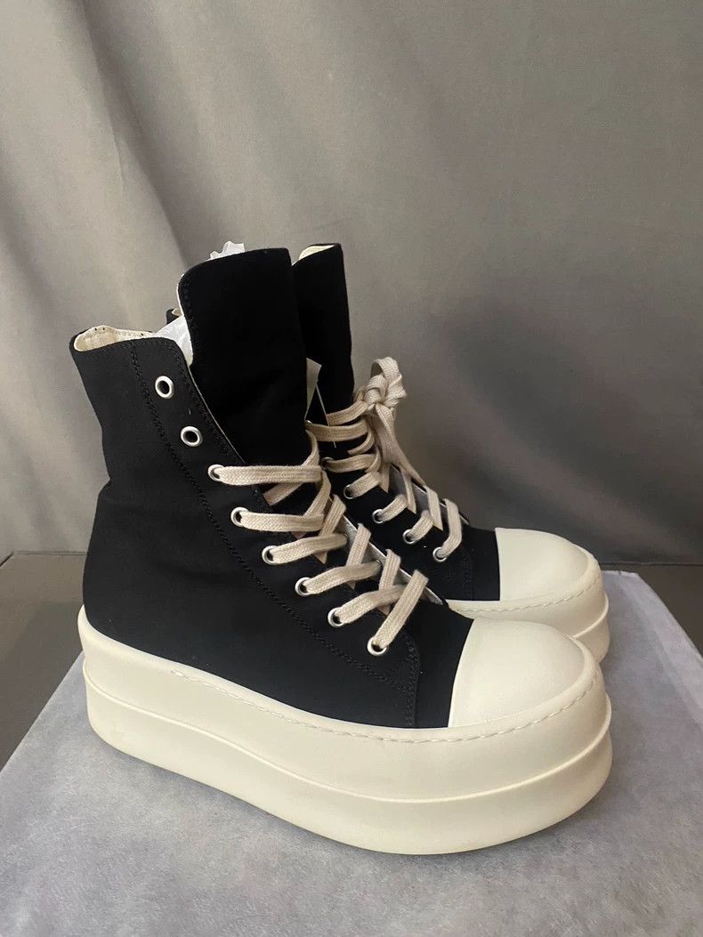 Rick Owens Rick Owens High-Top Platform Sneakers Size 38 Size US 7.5 / EU 40-41 - 3 Thumbnail