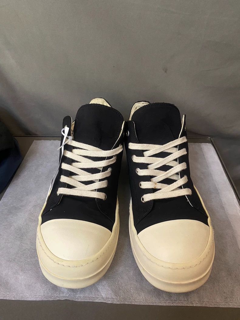 Rick Owens Rick Owens Low-Top Sneakers Black and White Size US 9.5 / EU 42-43 - 2 Thumbnail