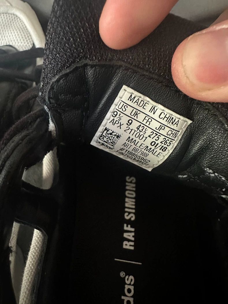 Raf Simons Raf Simons Ozweego Black and White Sneakers Size US 10.5 / EU 43-44 - 5 Thumbnail