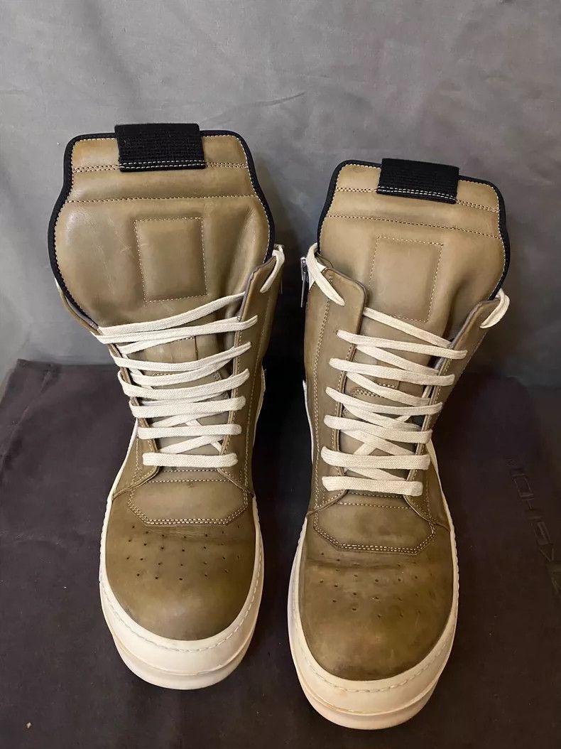 Rick Owens Rick Owens Desert Gray High-Top Sneakers Size US 7.5 / EU 40-41 - 2 Thumbnail