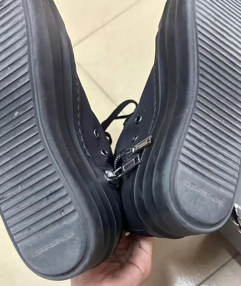Rick Owens Rick Owens Thick-Soled Black Sneakers Size 39 Size US 7.5 / EU 40-41 - 7 Thumbnail