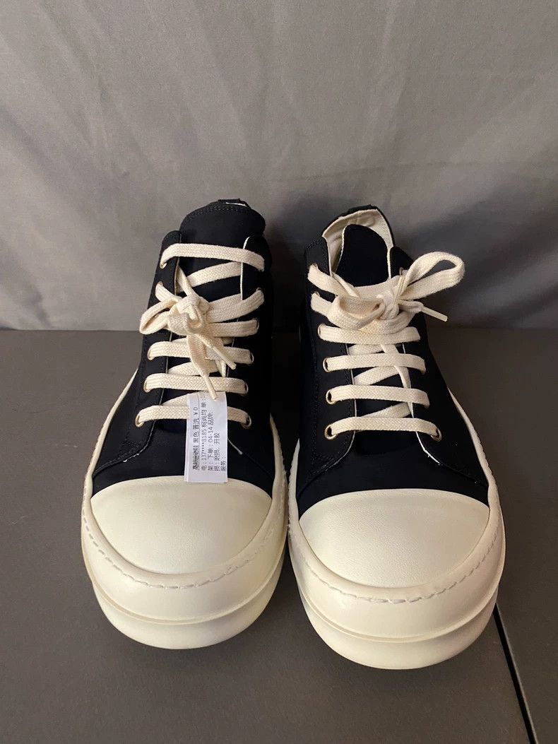Rick Owens Rick Owens Low-Top Sneakers in Black Color Size US 9.5 / EU 42-43 - 2 Thumbnail
