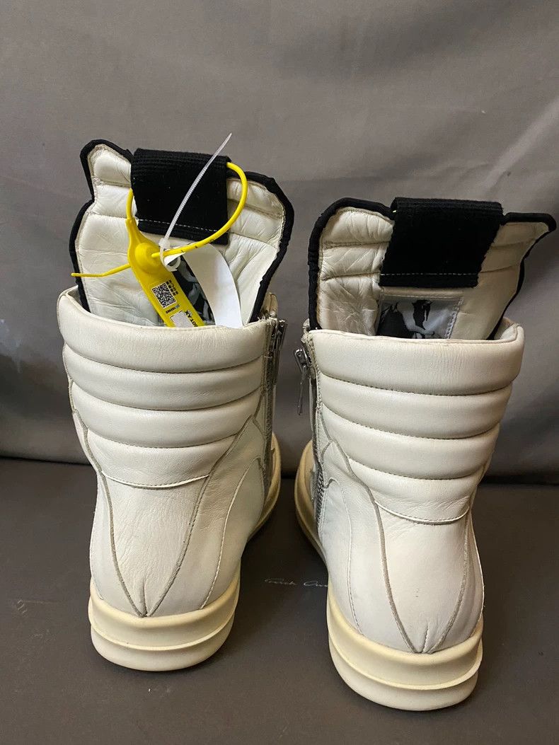 Rick Owens Rick Owens White High Top Sneakers Size US 7 / EU 40 - 4 Thumbnail