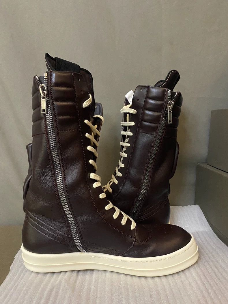 Rick Owens Rick Owens High-Top Leather Boots Size 43 Size US 10 / EU 43 - 6 Thumbnail