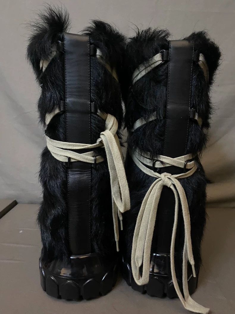 Rick Owens Rick Owens Black Fur Snow Boots Size 41 Size US 8 / EU 41 - 4 Thumbnail