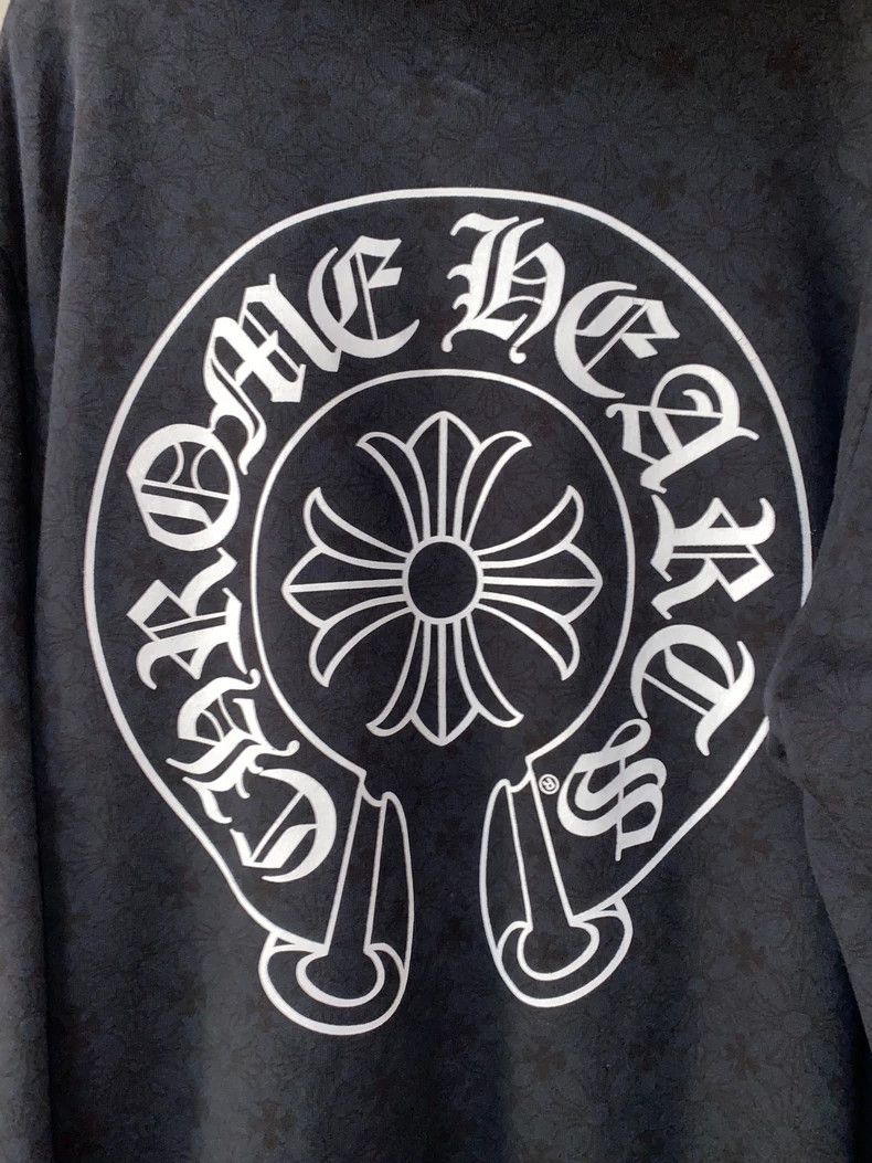 Chrome Hearts Chrome Hearts Logo Print Hoodie Sweatshirt Size US L / EU 52-54 / 3 - 3 Thumbnail