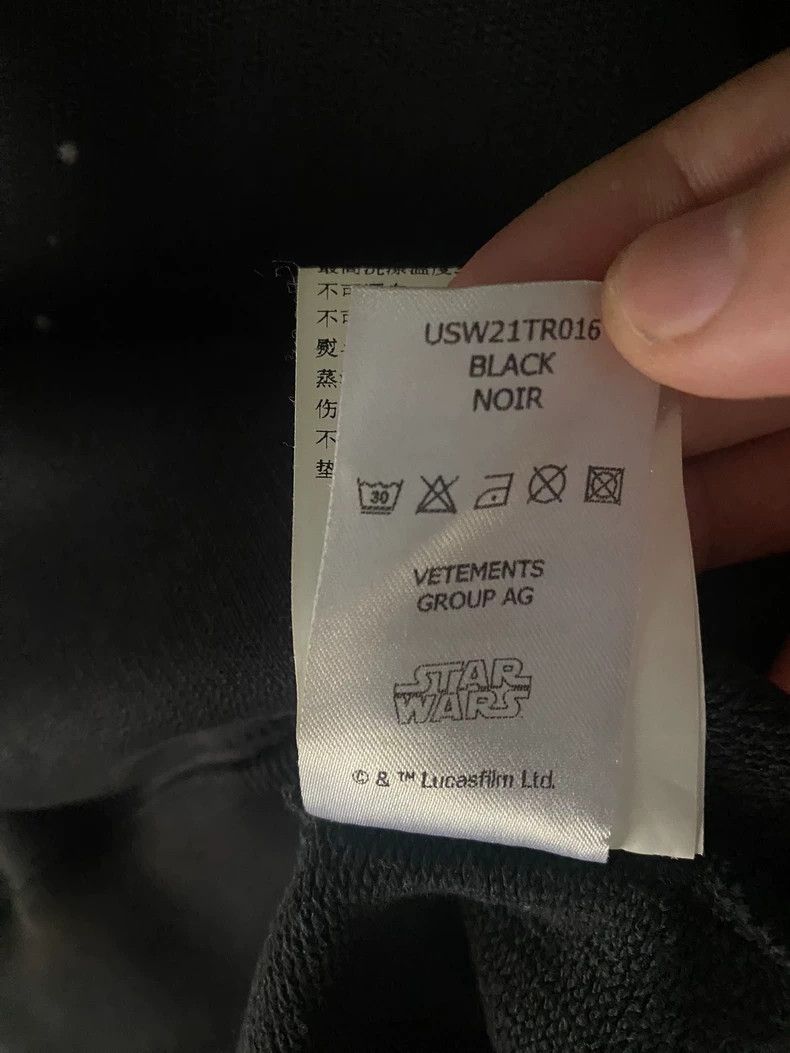 Vetements Vetements Star Wars Hoodie with Darth Vader Design Size US XS / EU 42 / 0 - 9 Thumbnail
