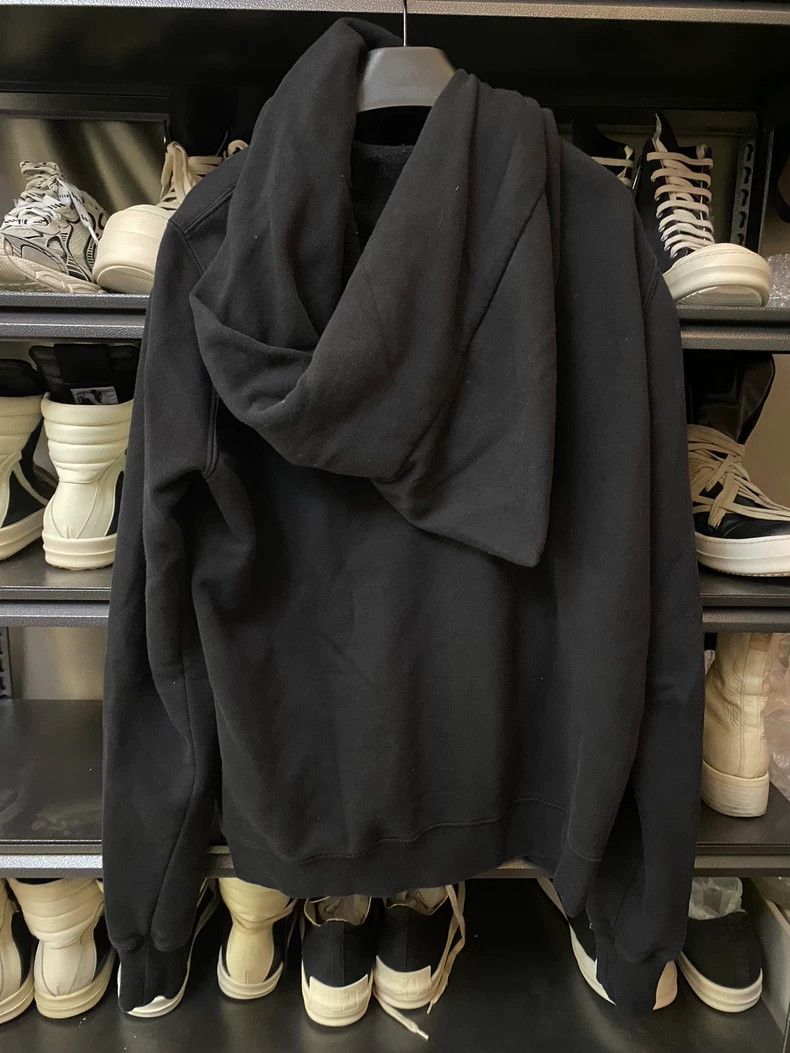 Rick Owens Rick Owens Black Hooded Sweatshirt Size S Size US S / EU 44-46 / 1 - 2 Thumbnail