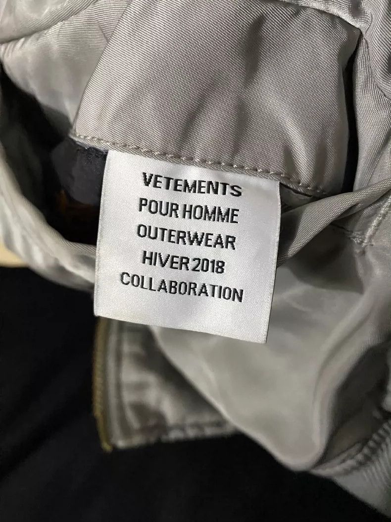 Vetements Vetements Bomber Hooded Cotton Jacket Gray Green Size US XS / EU 42 / 0 - 5 Thumbnail