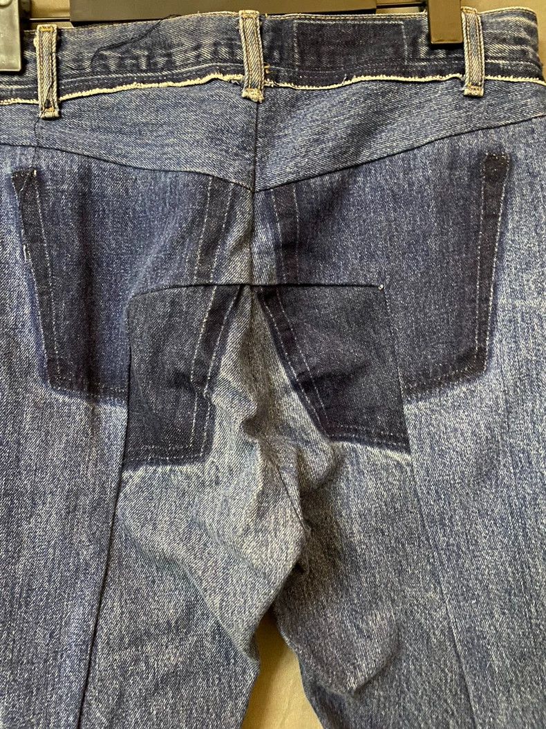 Vetements Vetements Deconstructed Patchwork Denim Pants Size L Size US 34 / EU 50 - 4 Thumbnail