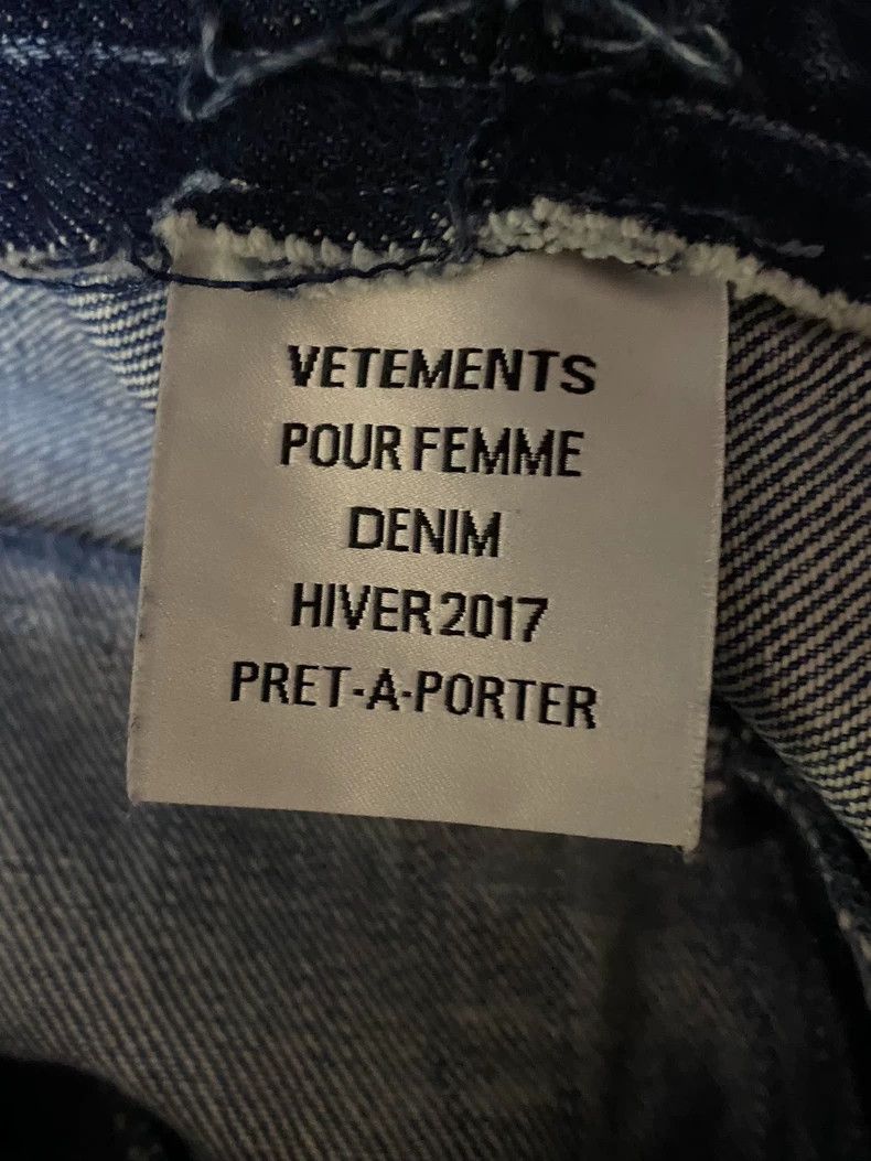 Vetements Vetements Deconstructed Patchwork Denim Pants Size L Size US 34 / EU 50 - 5 Thumbnail
