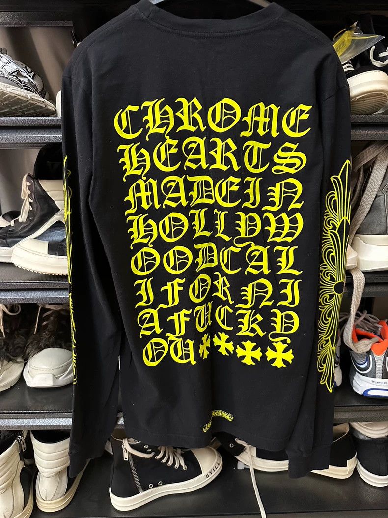 Chrome Hearts Long Sleeve Black Shirt