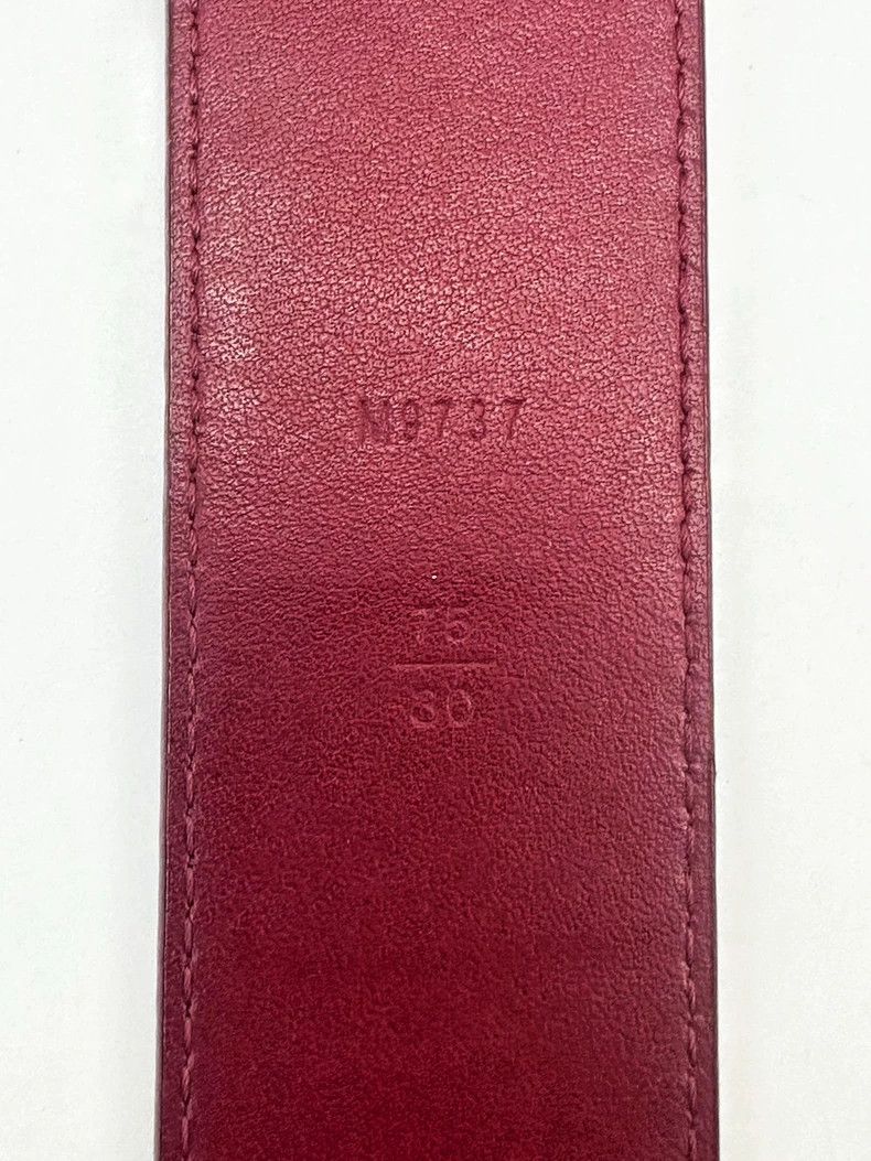 Louis Vuitton Louis Vuitton Pink Leather Belt 4CM Size ONE SIZE - 9 Thumbnail