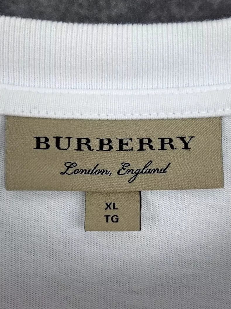 Burberry Burberry Logo Embroidered Short Sleeve T-Shirt Size US XL / EU 56 / 4 - 7 Thumbnail
