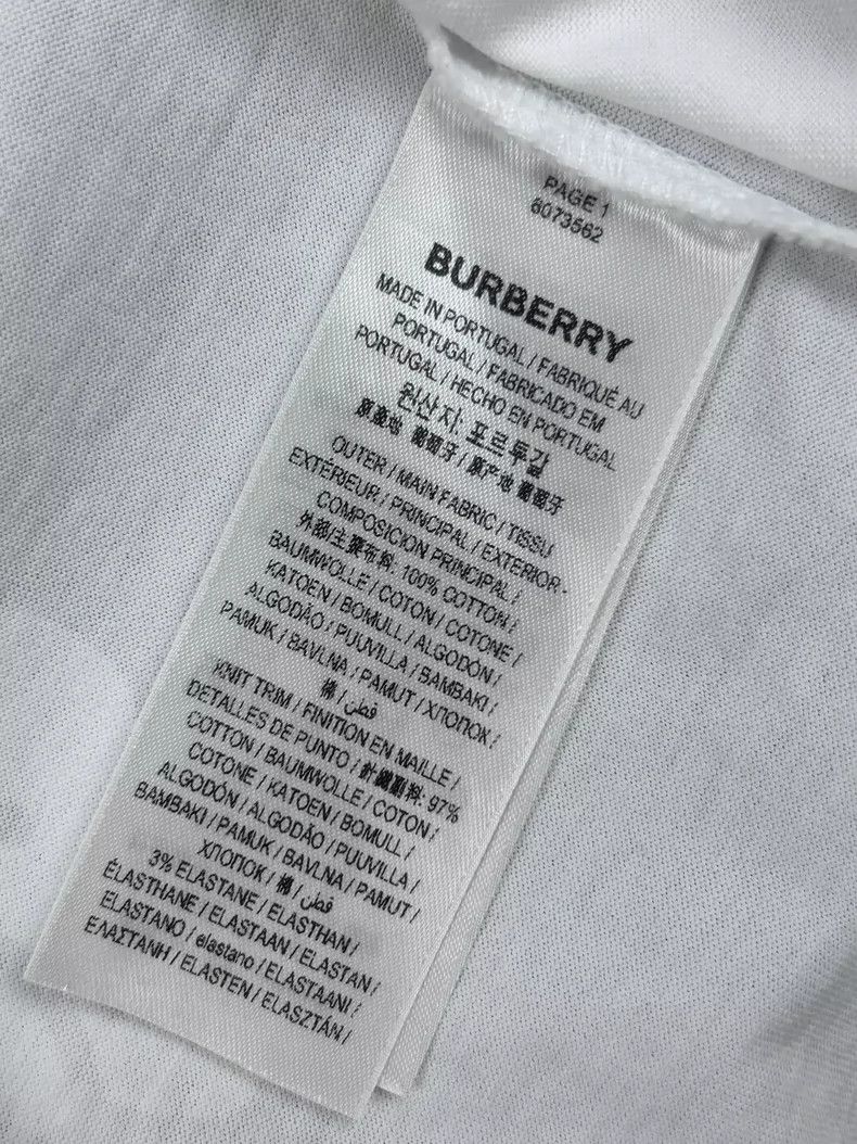 Burberry Burberry SS23 Plain Graphic Oversized T-Shirt Size US XS / EU 42 / 0 - 9 Thumbnail