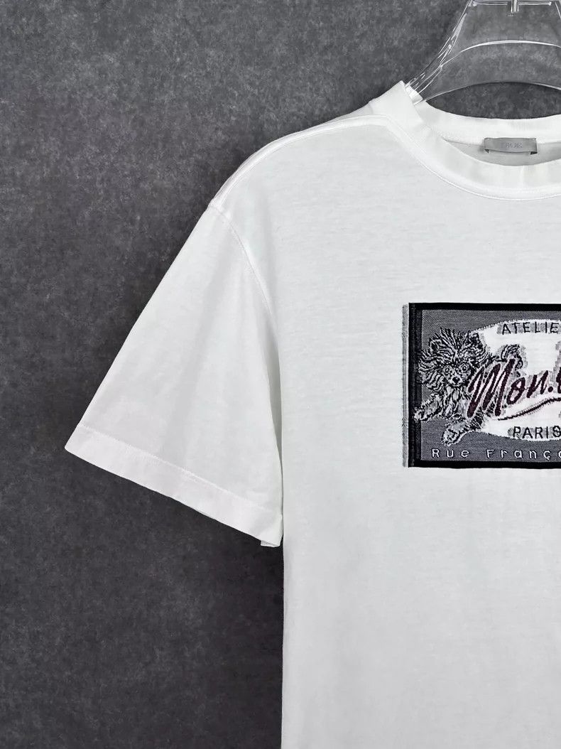 Dior Dior White Casual Short Sleeve T-Shirt Size US L / EU 52-54 / 3 - 6 Thumbnail