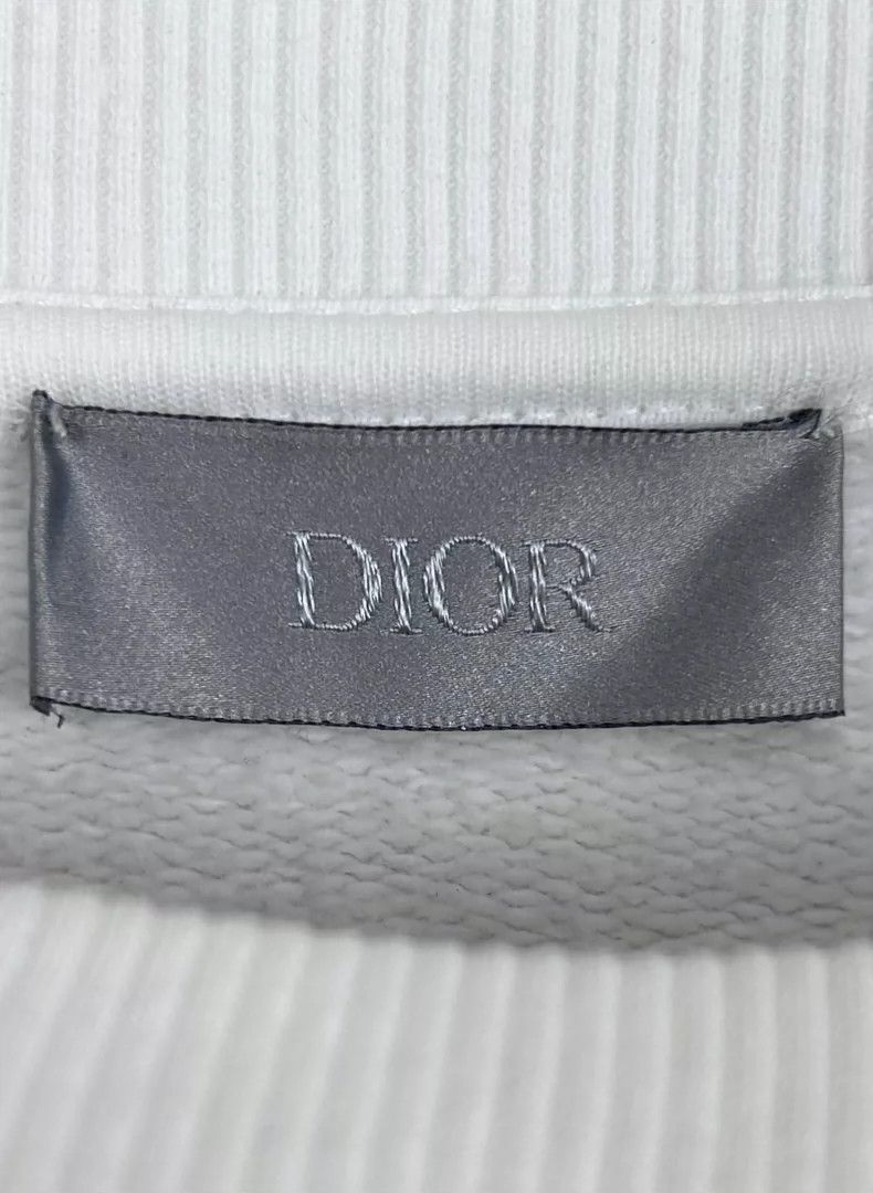 Dior DIOR White Casual Long Sleeve Sweatshirt for Men Size US S / EU 44-46 / 1 - 7 Thumbnail