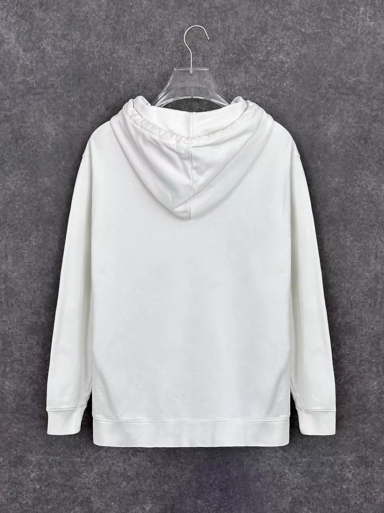Burberry Burberry White Hooded Sweatshirt with Pocket Size US S / EU 44-46 / 1 - 2 Thumbnail