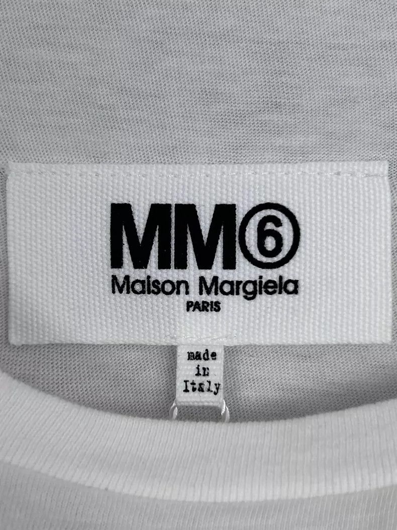 Maison Margiela Maison Margiela Logo Print White T-Shirt Size US XS / EU 42 / 0 - 7 Thumbnail