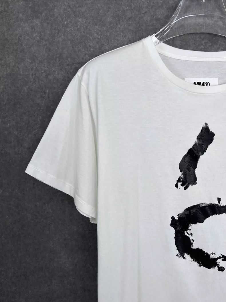 Maison Margiela Maison Margiela Logo Print White T-Shirt Size US XS / EU 42 / 0 - 6 Thumbnail