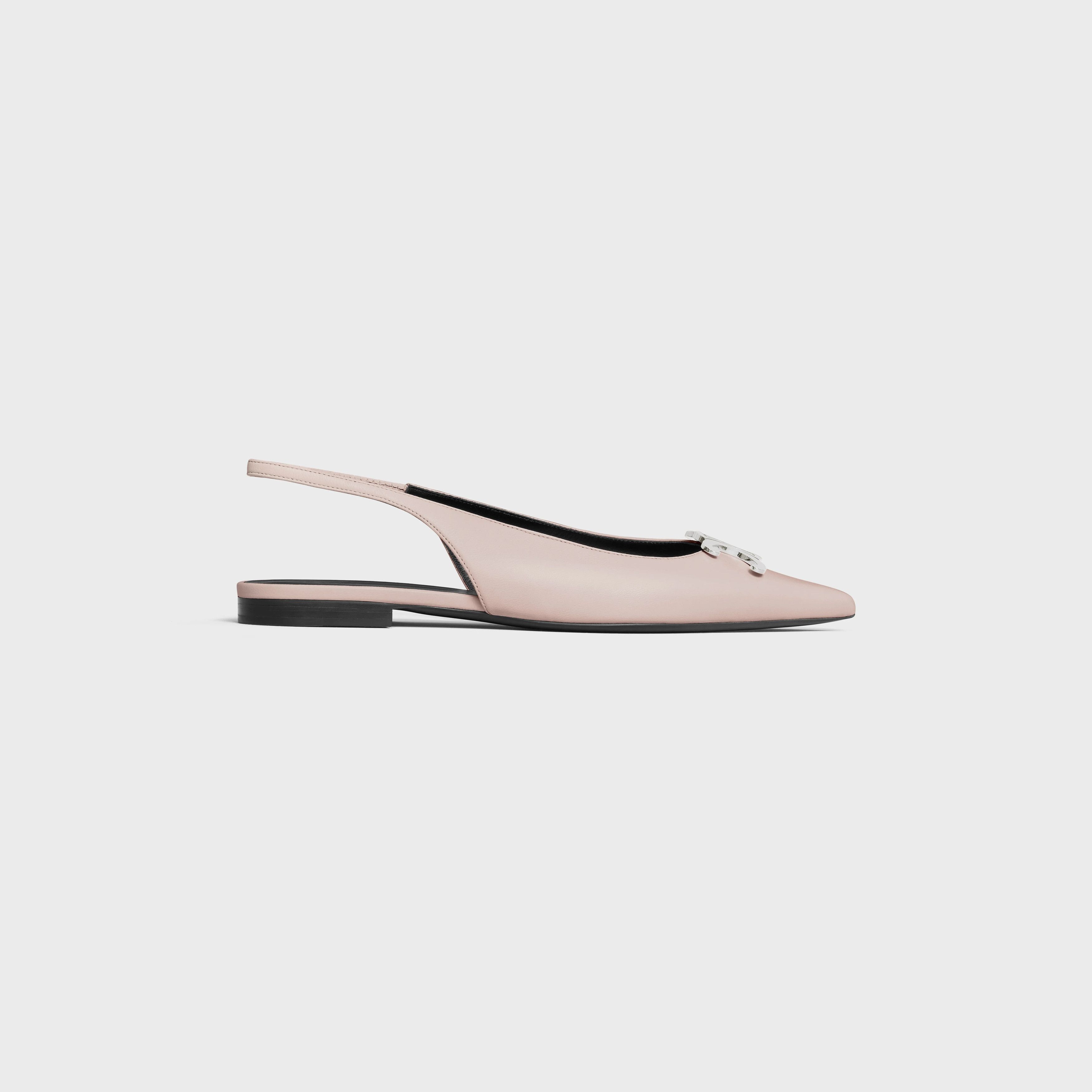 Celine ALMA TRIOMPHE FLAT SLINGBACK in LAMBSKIN Size US 9 / IT 39 - 2 Thumbnail
