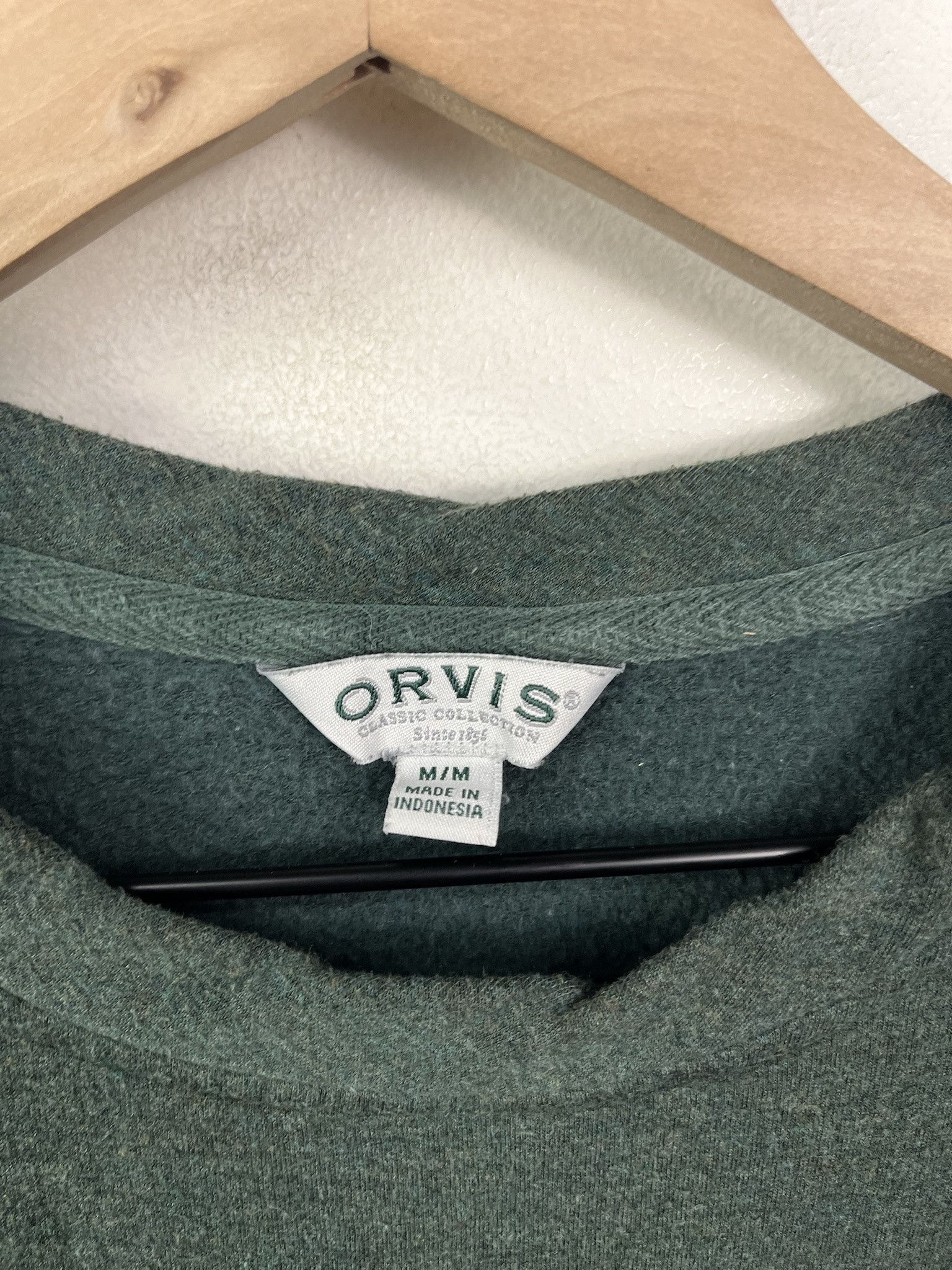 Orvis Vintage Y2K Orvis Green Crewneck Size M Size US M / EU 48-50 / 2 - 2 Thumbnail