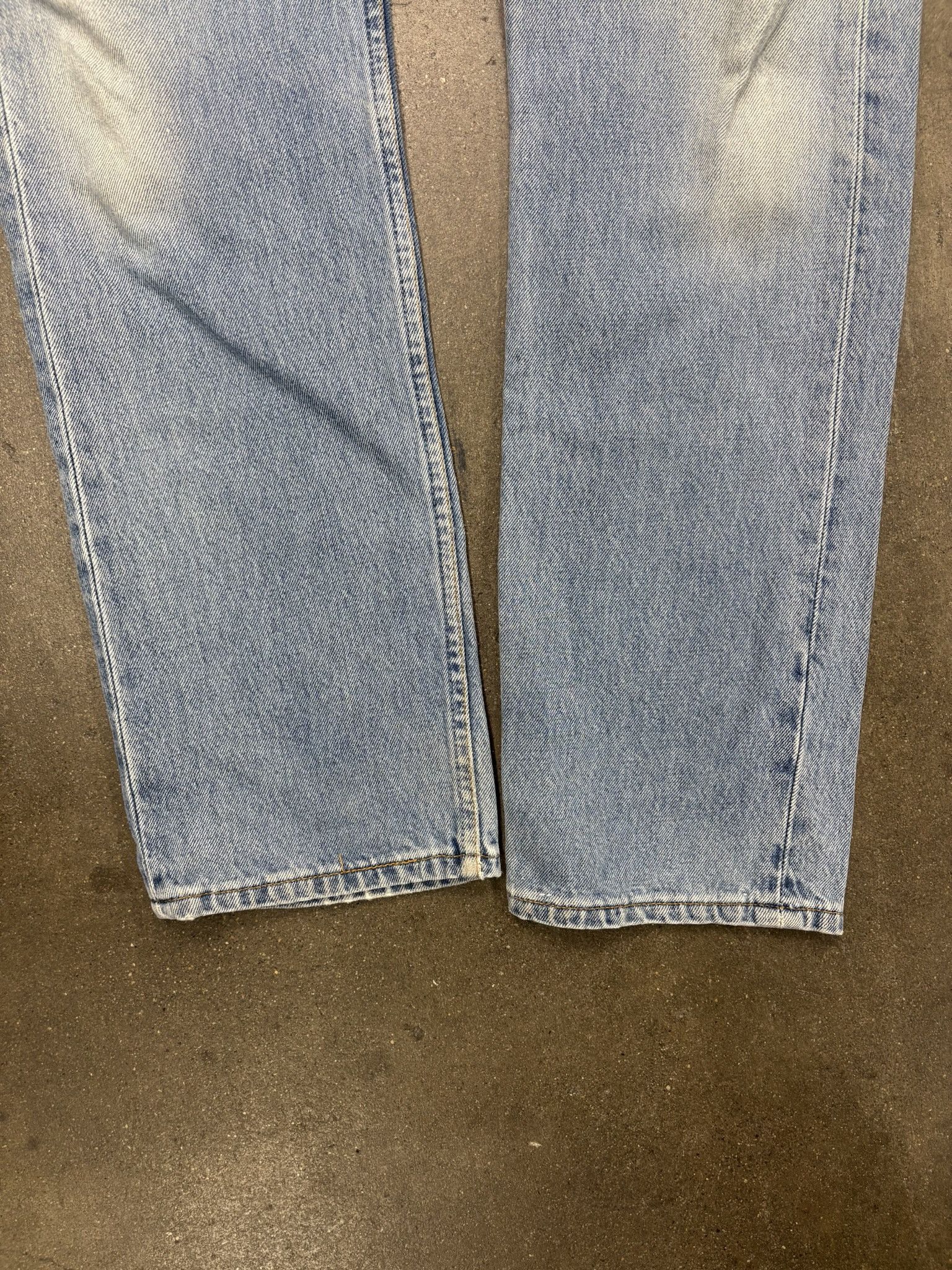 Wrangler Vintage Light Wash Denim Levi's 501 Jeans Size US 31 - 4 Thumbnail