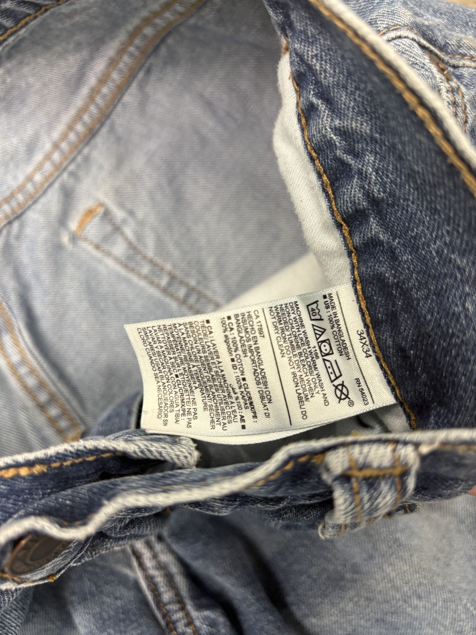 Wrangler Vintage Blue Denim Old Navy Jeans Size US 31 - 2 Thumbnail