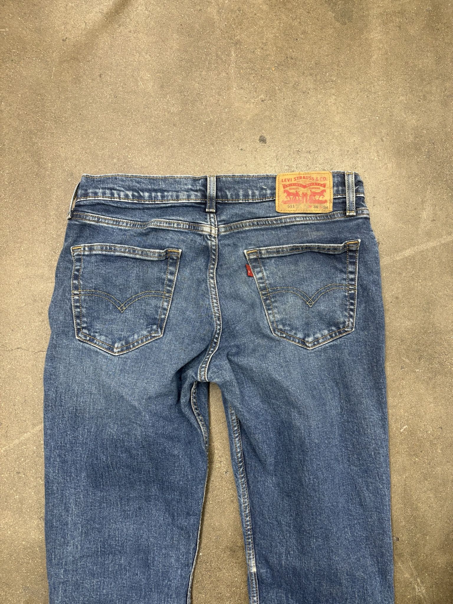 Wrangler Vintage Blue Denim Levis 511 Jeans Size US 34 / EU 50 - 5 Thumbnail
