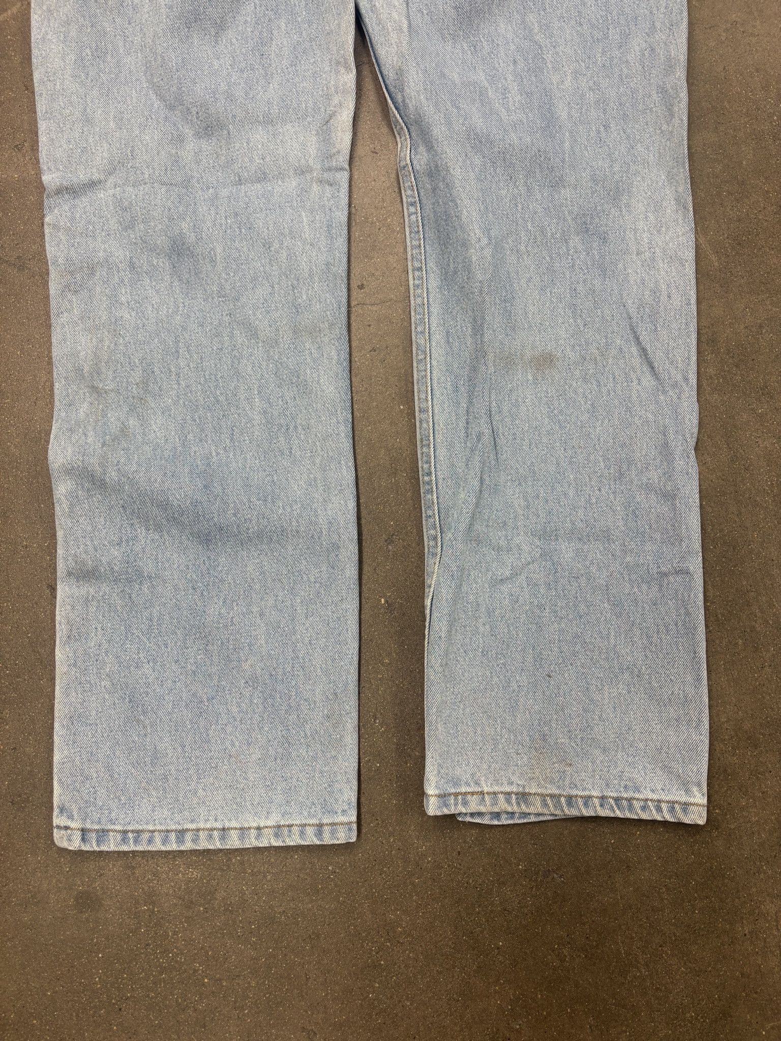Wrangler Vintage Light Wash Denim George Straight Jeans Size US 38 / EU 54 - 7 Thumbnail