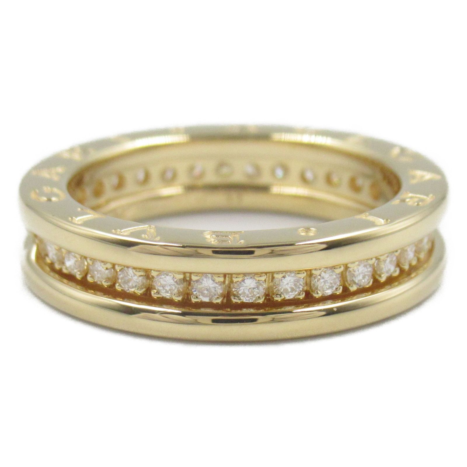 Bvlgari Bvlgari Bvlgari B-zero1 Au750 Diamond Ring Size 12 Leather Ring Size ONE SIZE - 2 Thumbnail