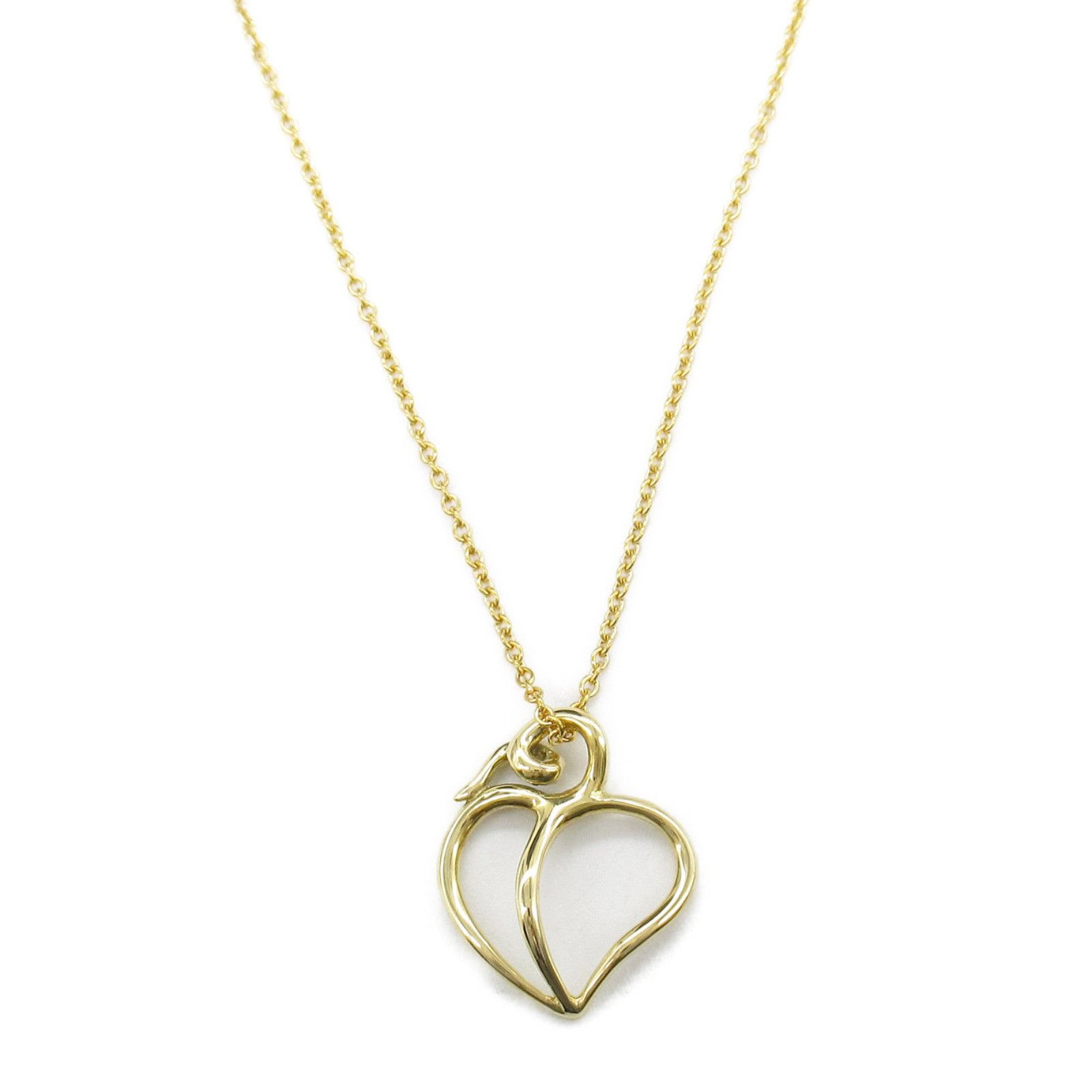 Tiffany & Co. Tiffany & Co Tiffany & Co. Leaf Heart Au750 Necklace Metal Necklace Size ONE SIZE - 2 Thumbnail
