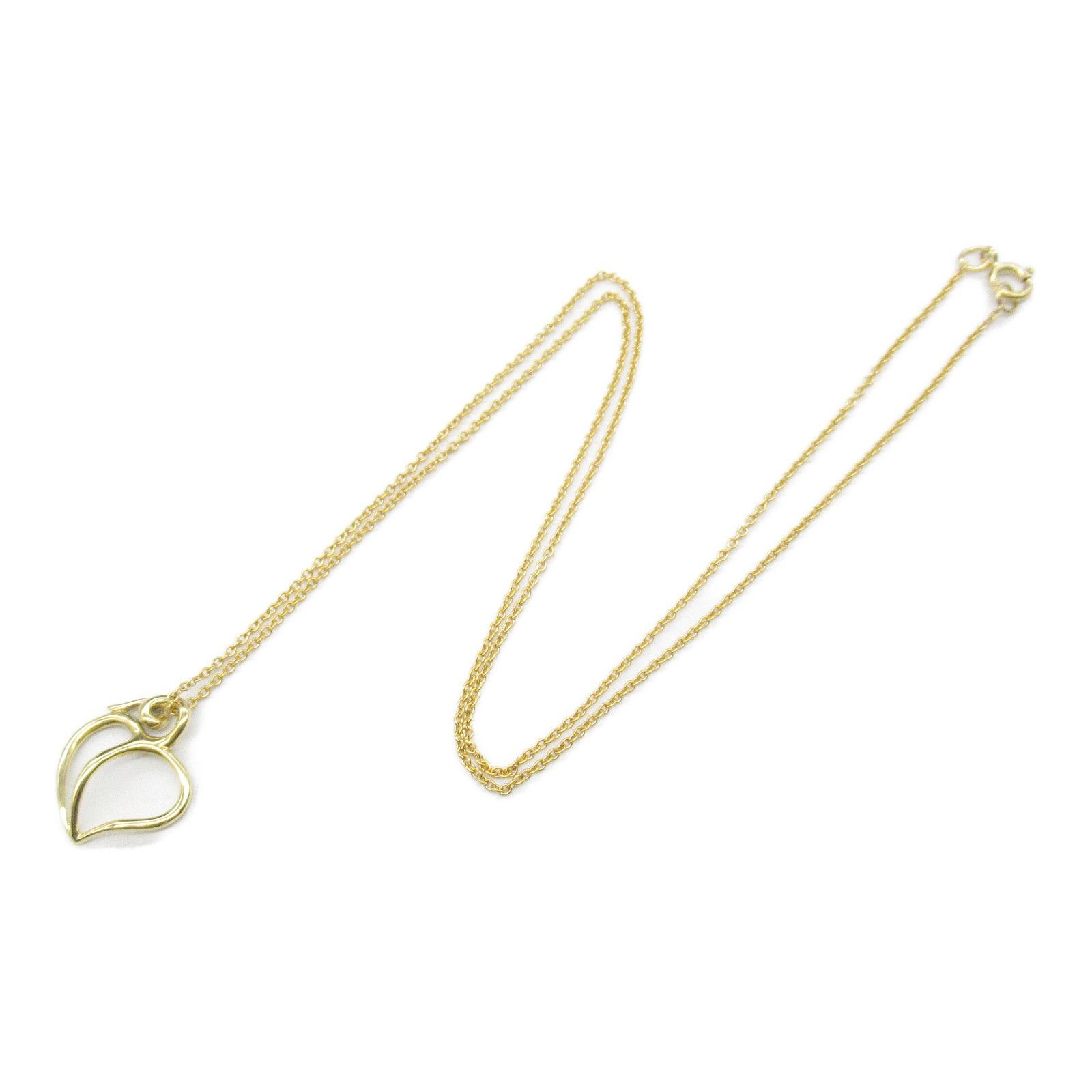 Tiffany & Co. Tiffany & Co Tiffany & Co. Leaf Heart Au750 Necklace Metal Necklace Size ONE SIZE - 3 Thumbnail