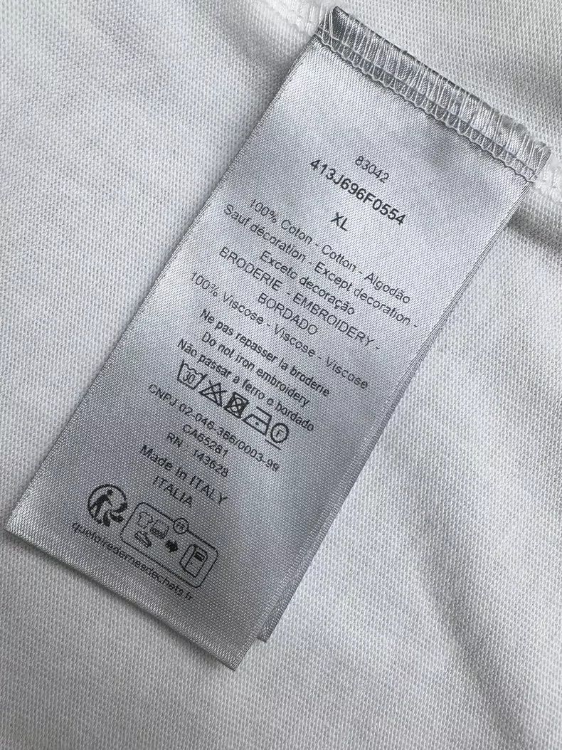 Dior Dior 1947 Logo Embroidered Short Sleeve T-Shirt Size US XL / EU 56 / 4 - 9 Thumbnail