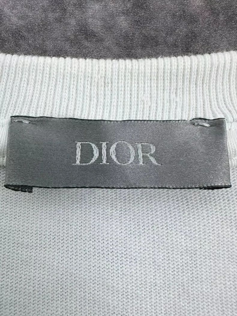 Dior Dior 1947 Logo Embroidered Short Sleeve T-Shirt Size US XL / EU 56 / 4 - 7 Thumbnail