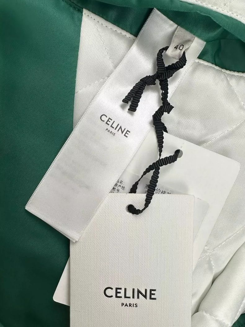 Celine CELINE Green Long Sleeve Button-Up Jacket Size US L / EU 52-54 / 3 - 9 Thumbnail