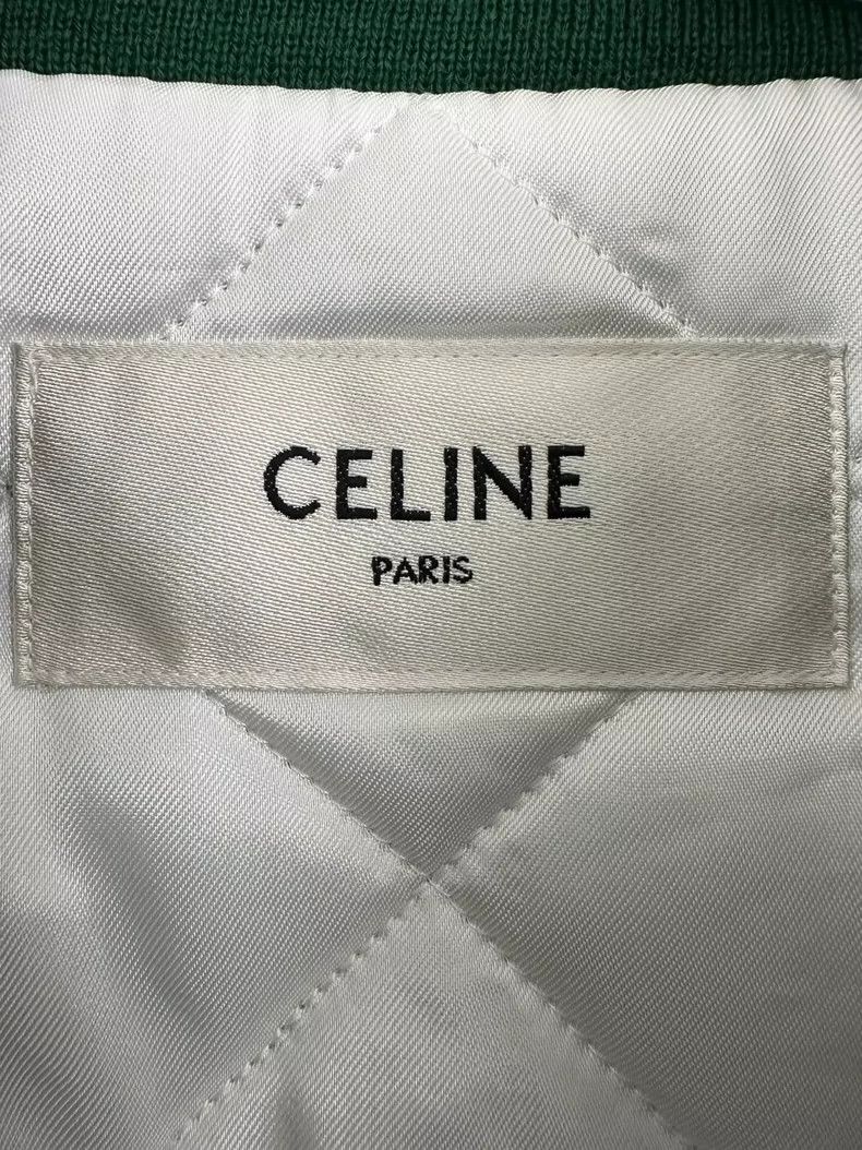 Celine CELINE Green Long Sleeve Button-Up Jacket Size US L / EU 52-54 / 3 - 7 Thumbnail