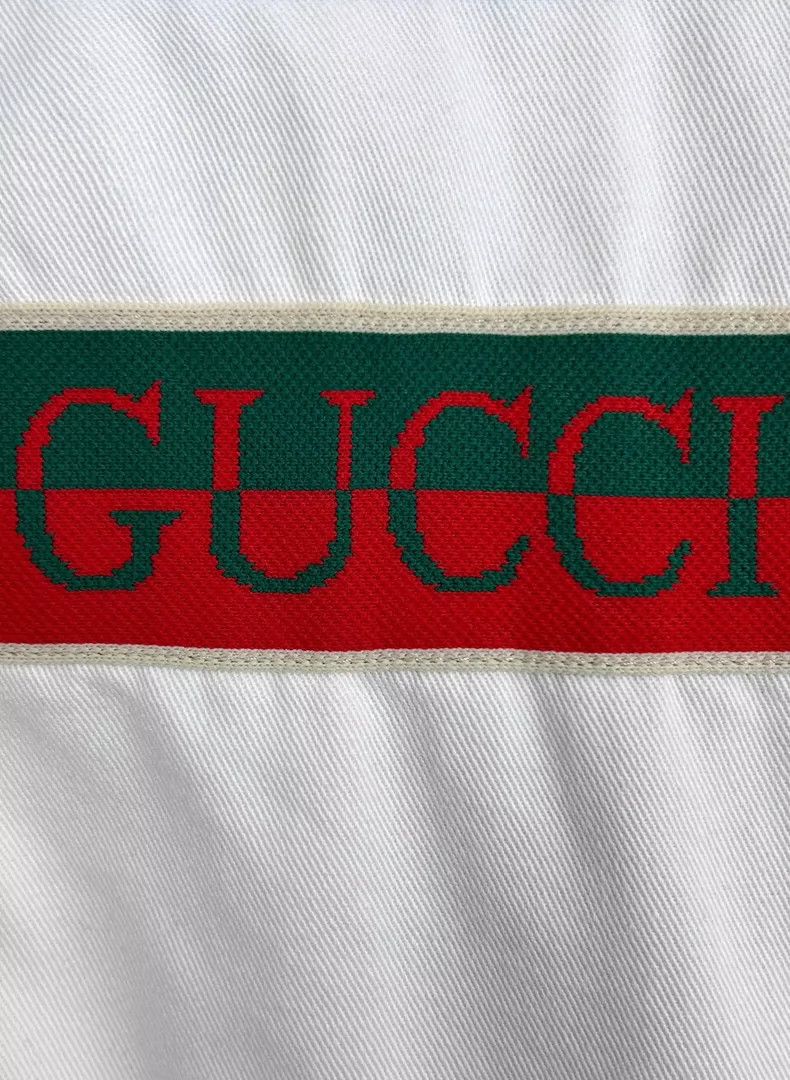 Gucci GUCCI Striped Zipper Casual Jacket for Men Size US L / EU 52-54 / 3 - 8 Thumbnail