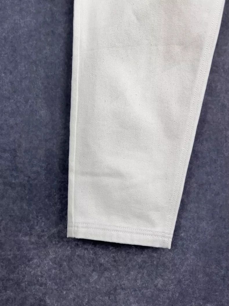 Fendi FENDI White Straight Leg Denim Pants for Men Size US 31 - 4 Thumbnail