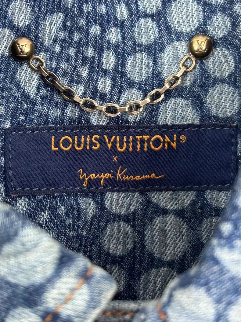 Louis Vuitton Louis Vuitton Yayoi Kusama Denim Jacket Size US XXL / EU 58 / 5 - 7 Thumbnail