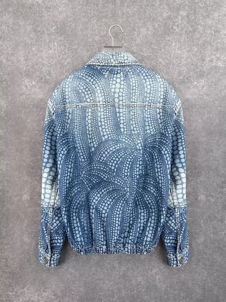 Louis Vuitton Louis Vuitton Yayoi Kusama Denim Jacket Size US XXL / EU 58 / 5 - 2 Thumbnail