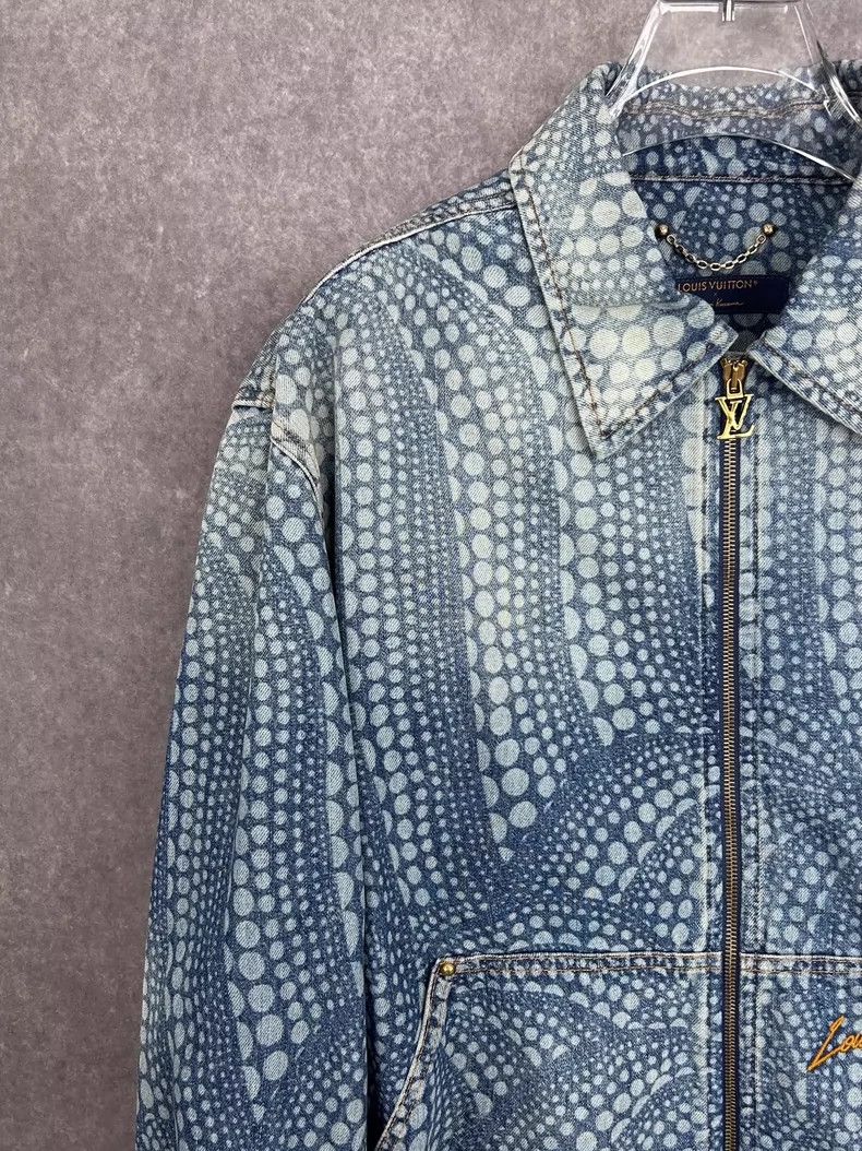 Louis Vuitton Louis Vuitton Yayoi Kusama Denim Jacket Size US XXL / EU 58 / 5 - 6 Thumbnail