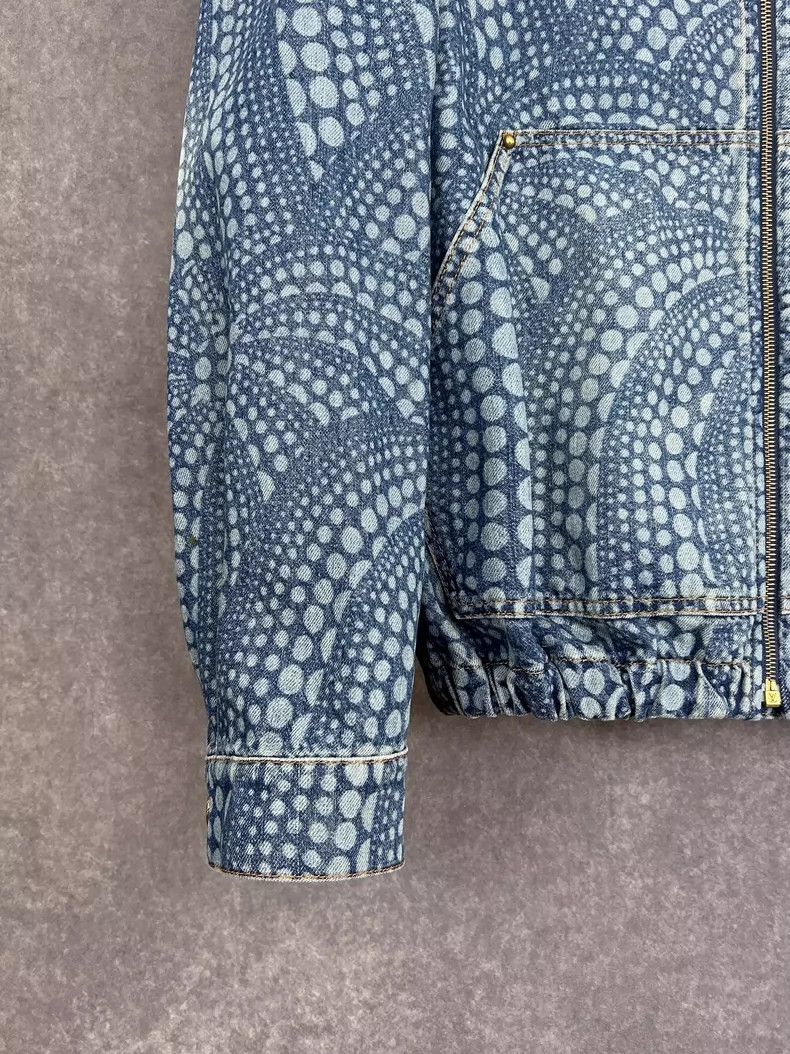 Louis Vuitton Louis Vuitton Yayoi Kusama Denim Jacket Size US XXL / EU 58 / 5 - 4 Thumbnail