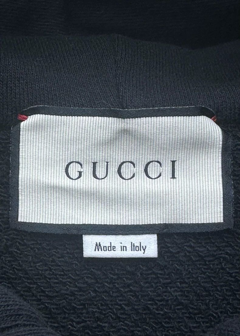 Gucci Gucci Black Retro Logo Print Hoodie Size US XL / EU 56 / 4 - 7 Thumbnail
